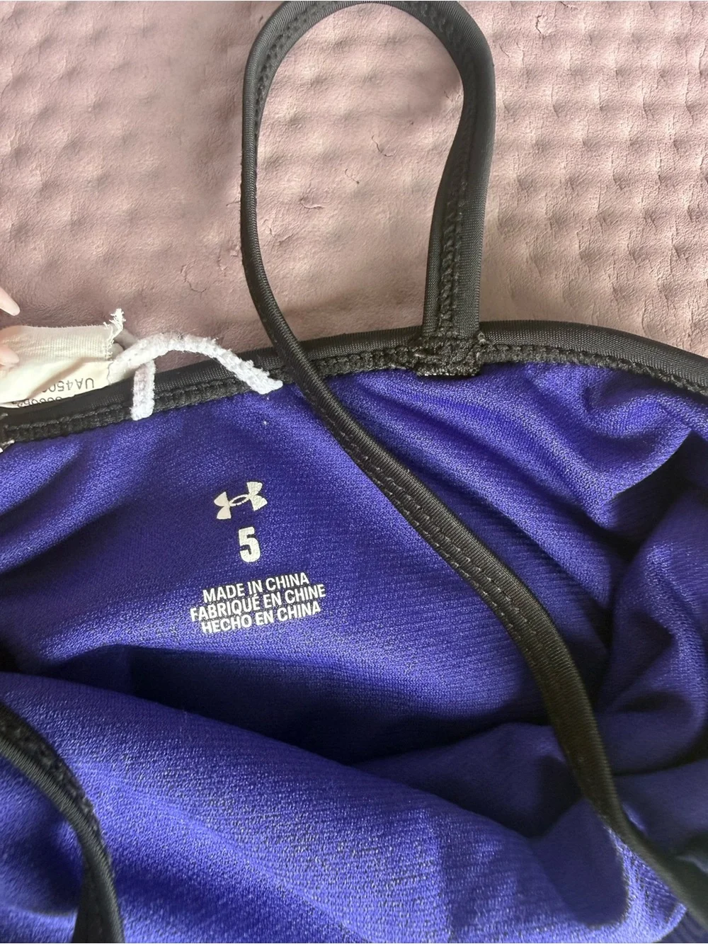 Under Armour blue ribbed